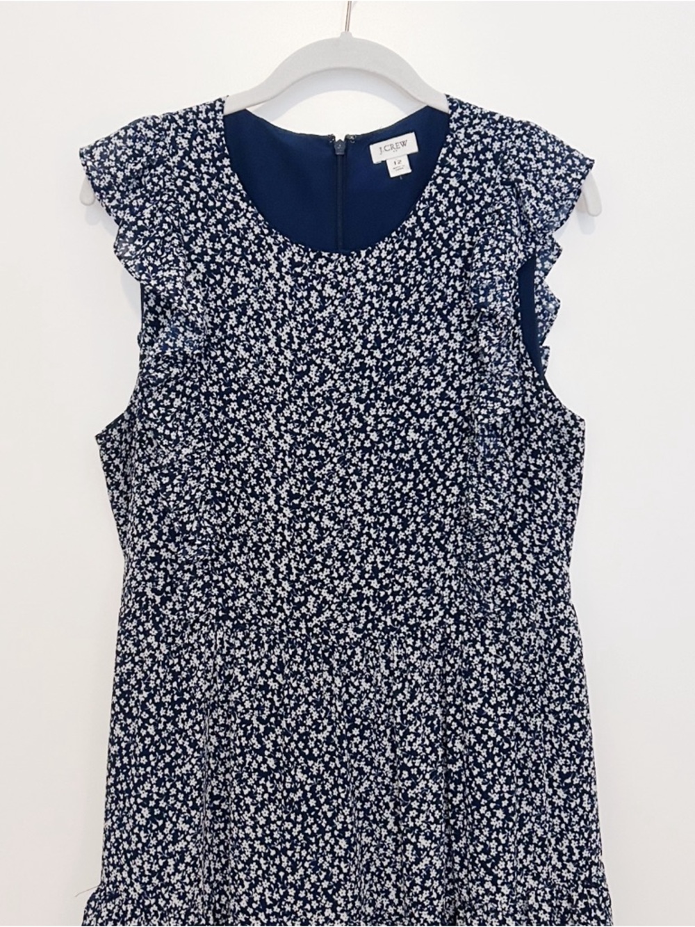 J. Crew Factory Floral Ruffle Maxi Dress - Picture 4 of 7